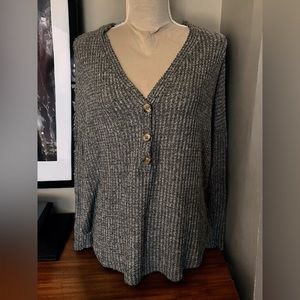 American Eagle Waffle Henley Soft and Sexy Size S/P